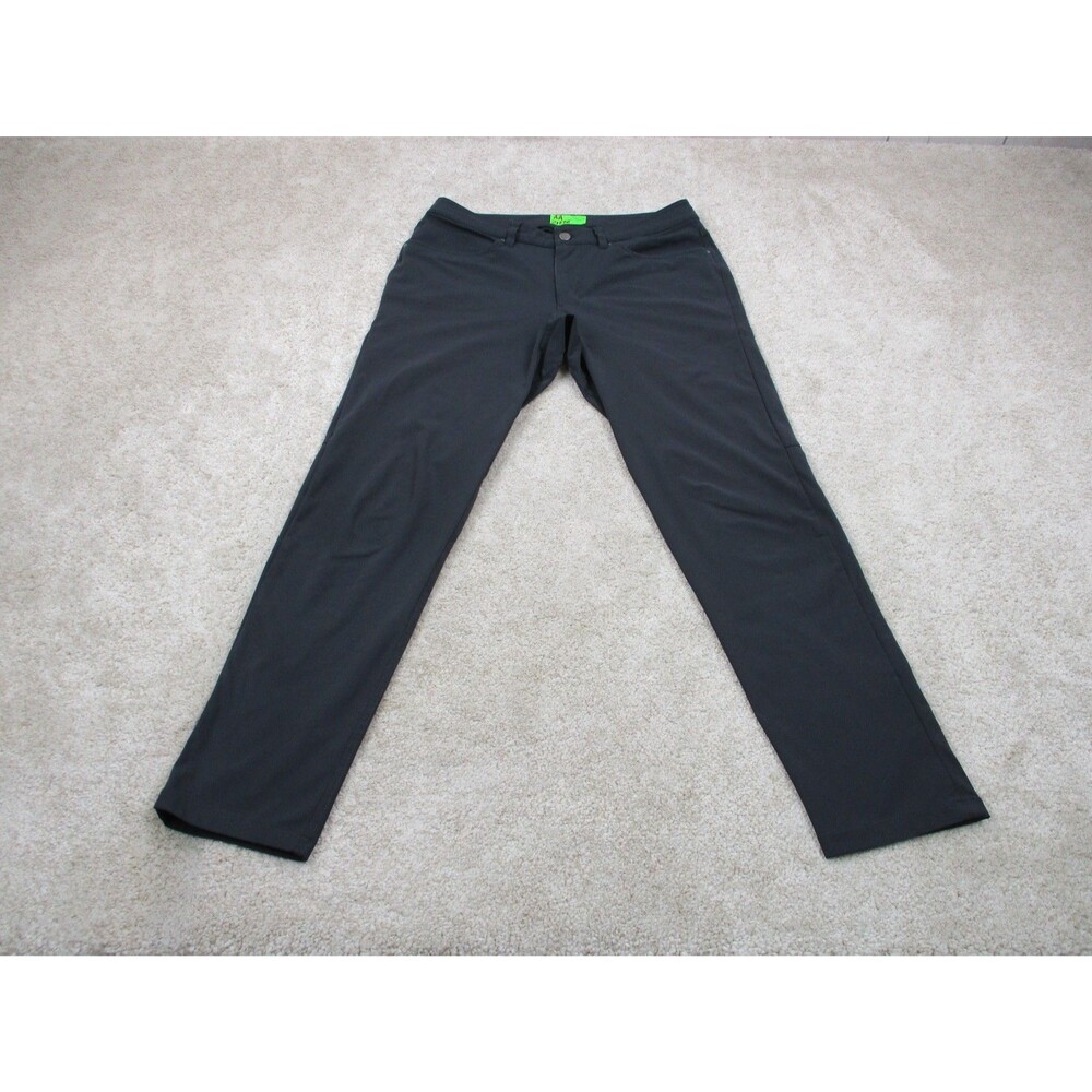 Lululemon Pants Mens 32 Gray ABC Slim Fit 5 Pocket Warpstreme Chino Khaki 32x30